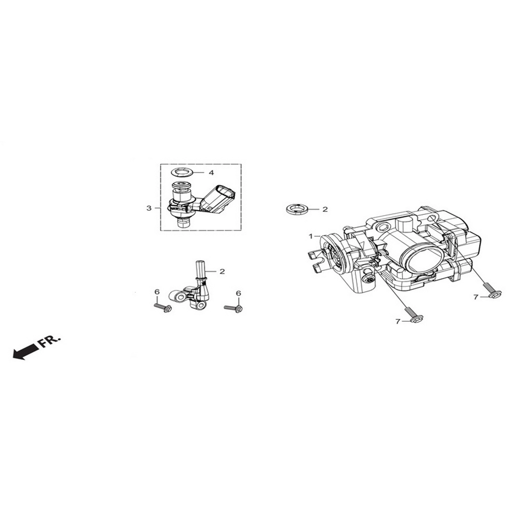 HERO DUET 110 (Euro 3) ENJEKTOR #HR-ORT F2789
